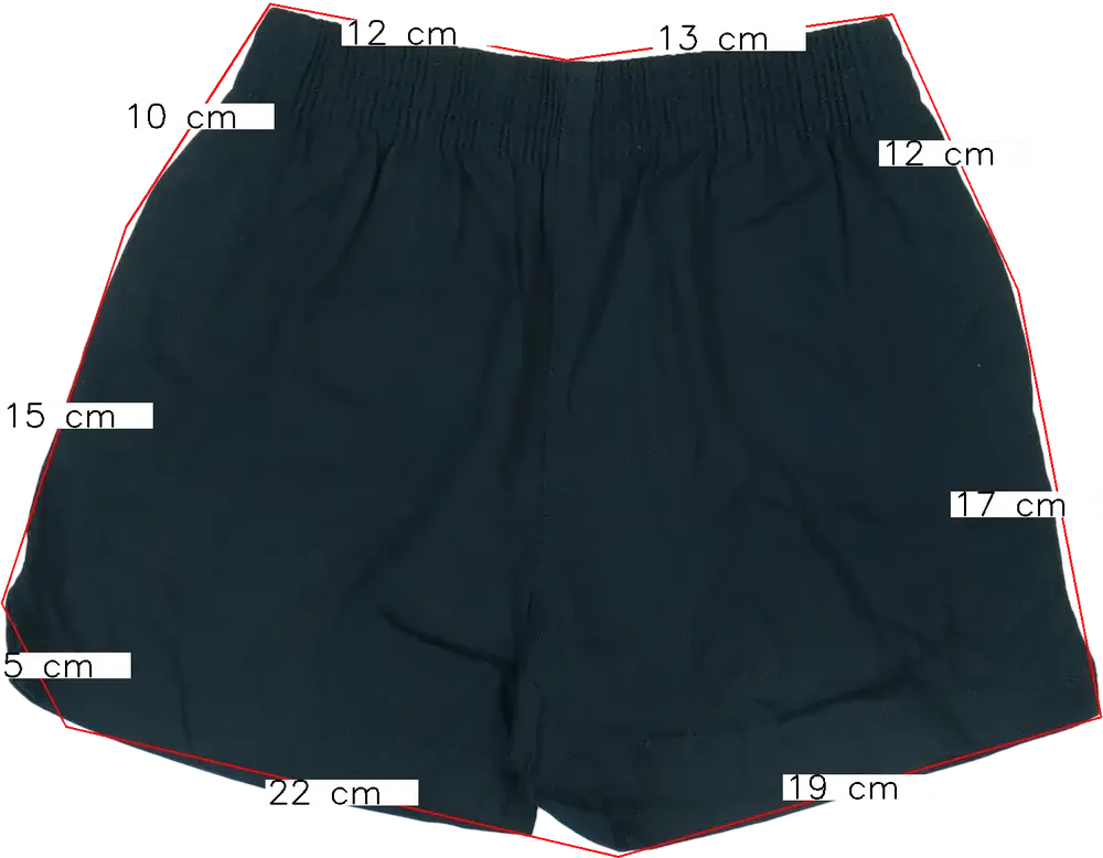 Fekete George Rövidnadrág EU 116 / UK 6 év / US 6 év/S