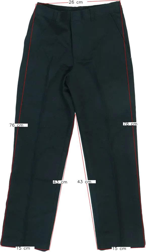 Fekete George Hosszúnadrág EU 128 / UK 8 év / US 8 év/M