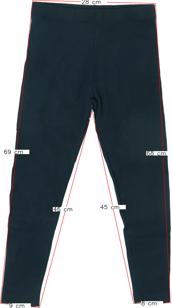 Fekete George Leggings EU 134 / UK 9 év / US 9 év/L