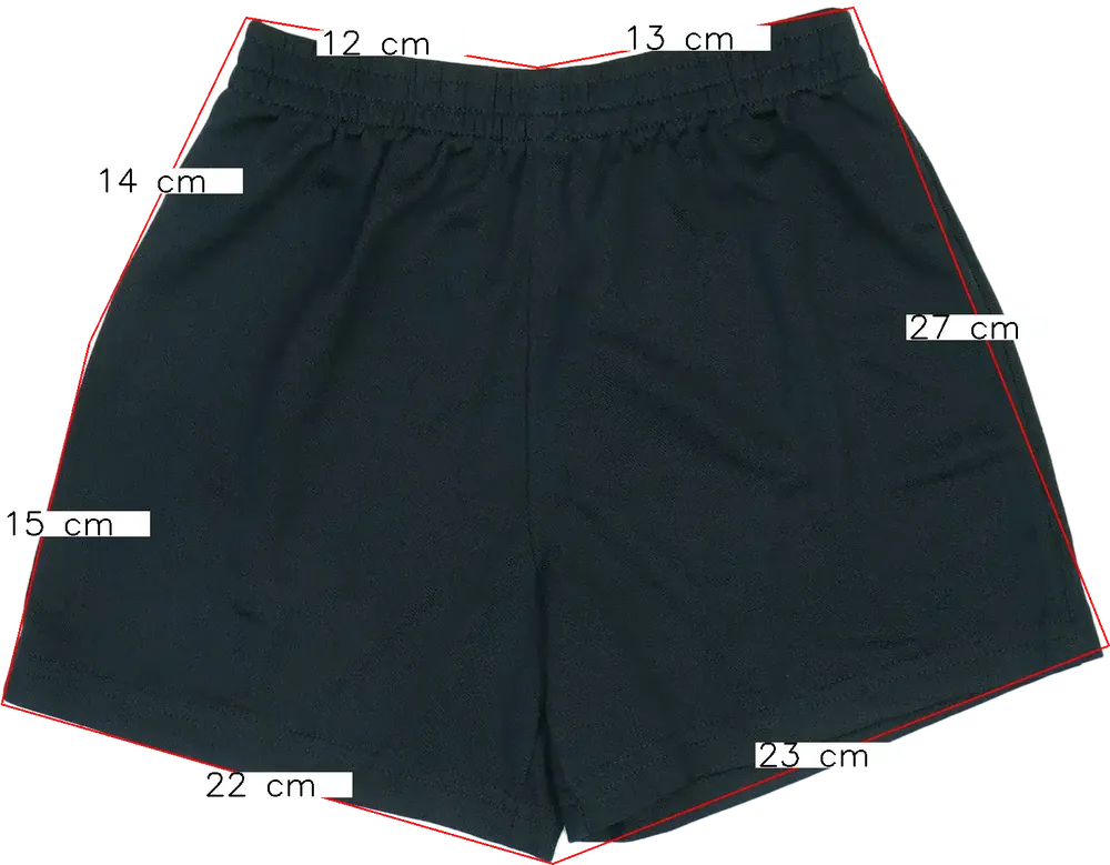 Fekete George Rövidnadrág EU 116 / UK 6 év / US 6 év/S