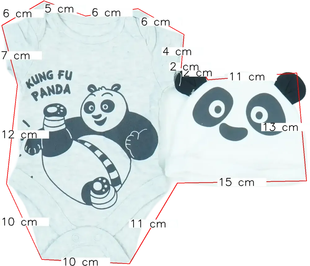 Szürke George Csomag - Body EU 44 / UK Koraszülött / US Koraszülött