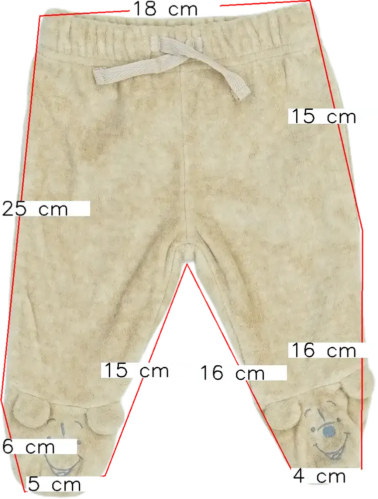 Barna Disney Baby nadrág EU 56 / UK Újszülött / US Újszülött