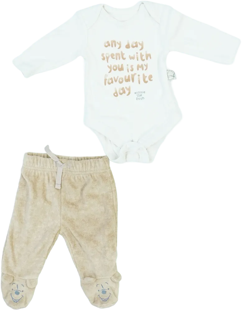 Brown Disney 2-piece set - Top &amp; Bottom EU 56 / UK Newborn / US Newborn