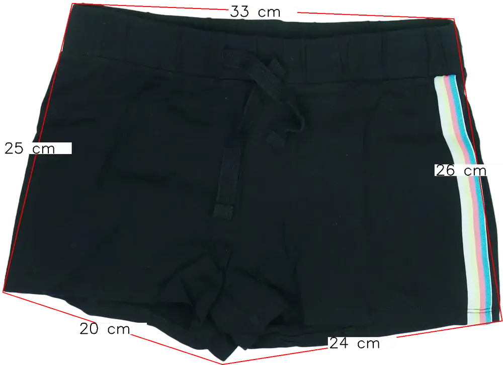 Fekete OVS Rövidnadrág EU 158 / UK 13 év / US 14 év/XL