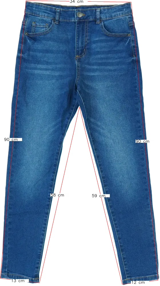 Kék George Farmernadrág EU 152 / UK 12 év / US 12 év/L