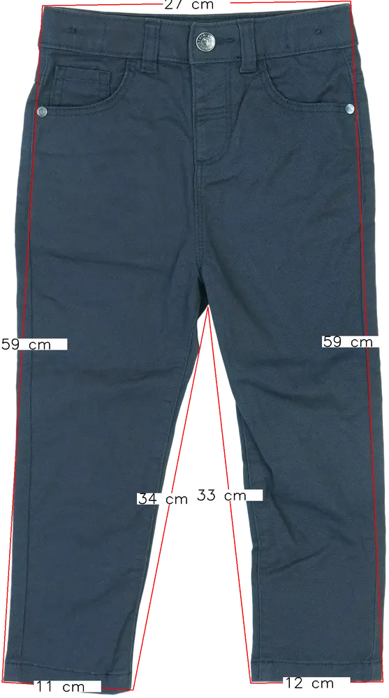 Szürke George Hosszúnadrág EU 104 / UK 4 év / US 4T/XS