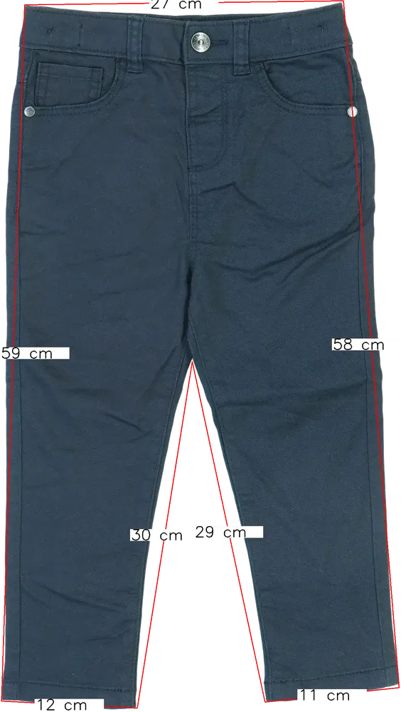Szürke George Hosszúnadrág EU 104 / UK 4 év / US 4T/XS
