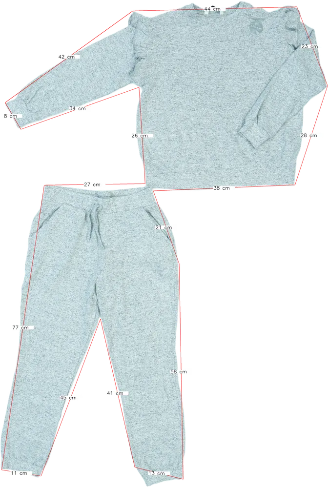Grey George 2-piece set - Top &amp; Bottom EU 140 / UK 10 years / US 10 years/L