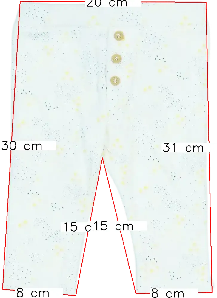 Fehér Benetton Hosszúnadrág EU 62 / UK 0-3 hónap / US 0-3 hónap