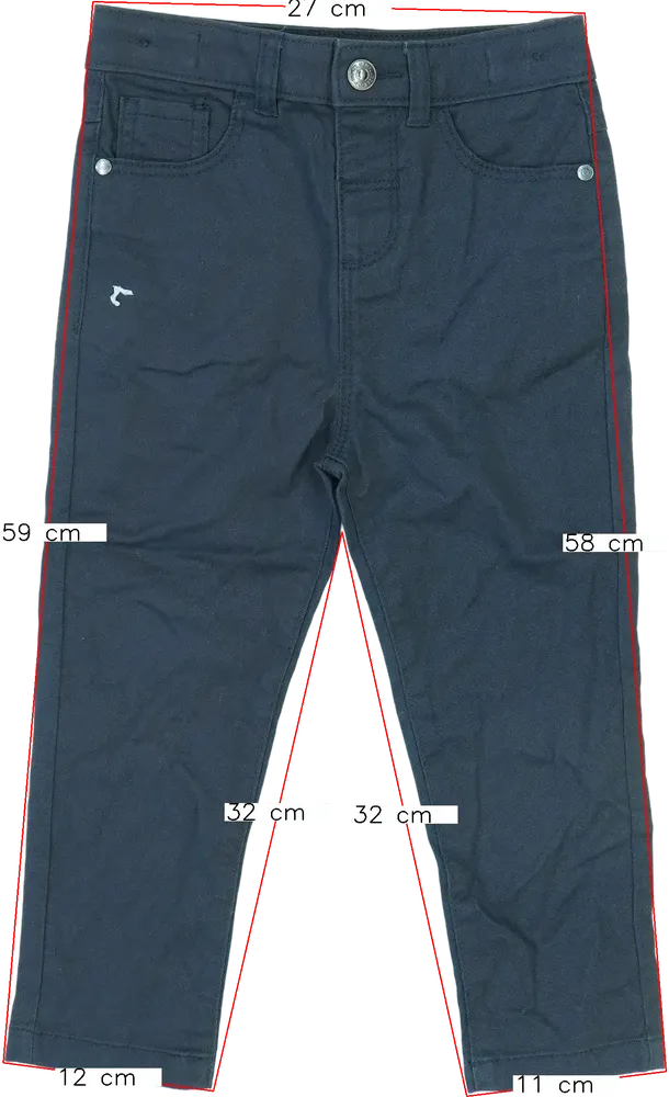 Szürke George Hosszúnadrág EU 104 / UK 4 év / US 4T/XS