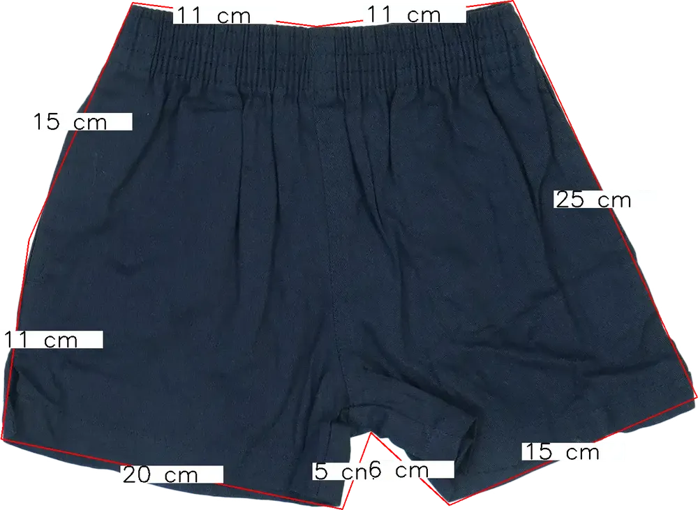 Fekete George Rövidnadrág EU 104 / UK 4 év / US 4T/XS