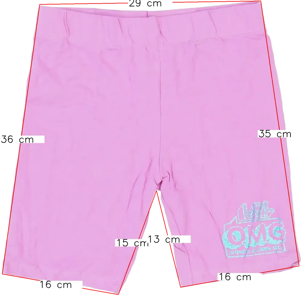 Rózsaszín LOL Rövidnadrág EU 146 / UK 11 év / US 12 év/L
