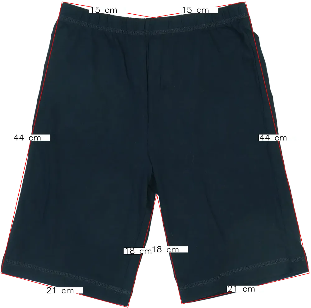 Fekete George Rövidnadrág EU 134 / UK 9 év / US 9 év/L