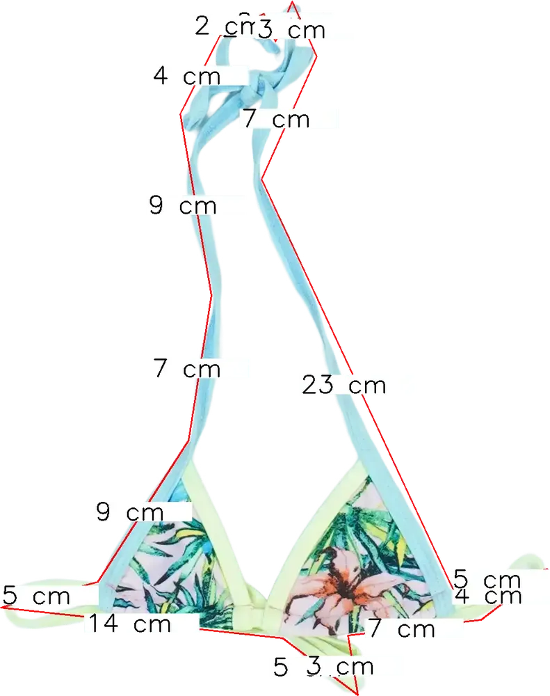 Többszínű Overkids Bikini felső EU 92 / UK 2 év / US 2T