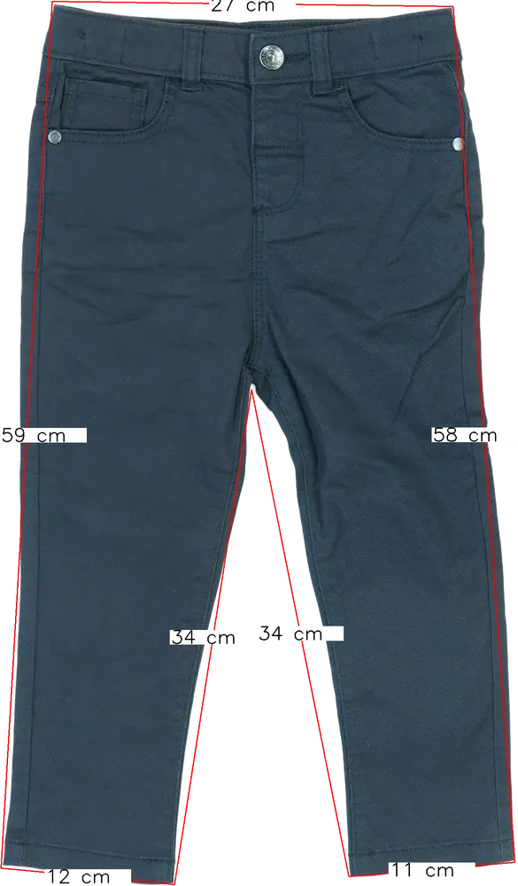 Szürke George Hosszúnadrág EU 104 / UK 4 év / US 4T/XS