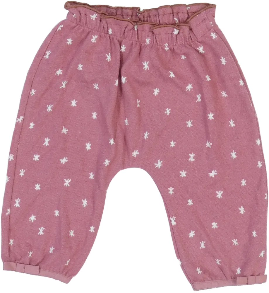 Rózsaszín Benetton Baby nadrág EU 74 / UK 6-9 hónap / US 6-9 hónap