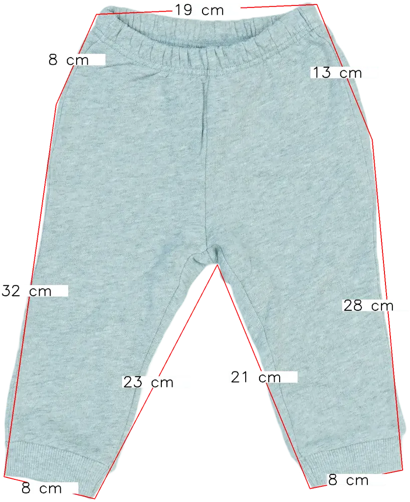 Szürke Benetton Melegítőnadrág EU 80 / UK 9-12 hónap / US 12 hónap