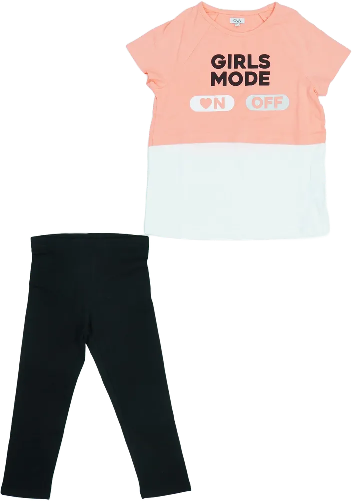 Multicoloured Benetton 2-piece set - Top &amp; Bottom EU 140 / UK 10 years / US 10 years/L