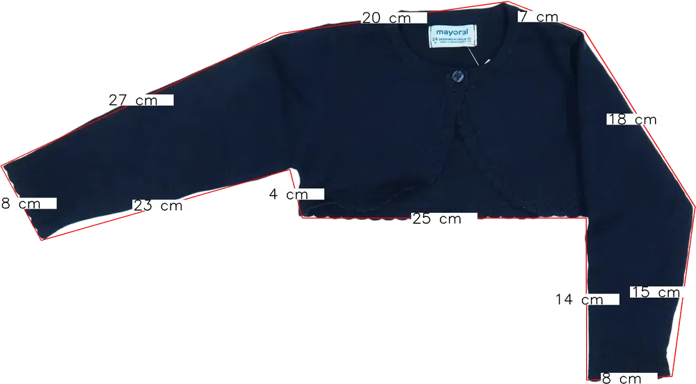 Kék Mayoral Bolero EU 92 / UK 2 év / US 2T