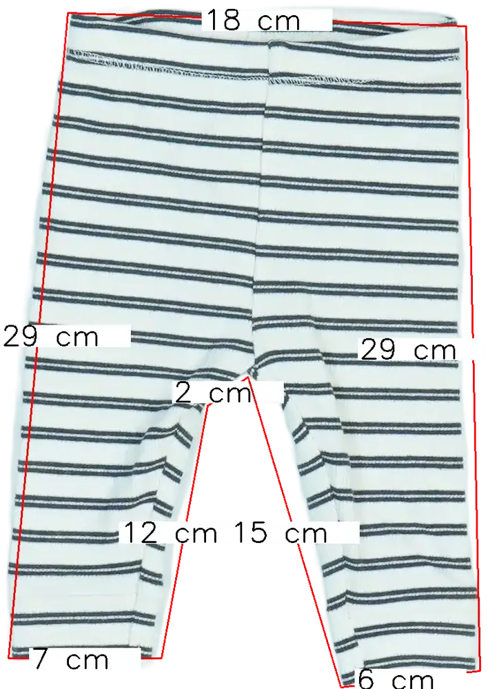 Fehér Hema Baby nadrág EU 62 / UK 0-3 hónap / US 0-3 hónap