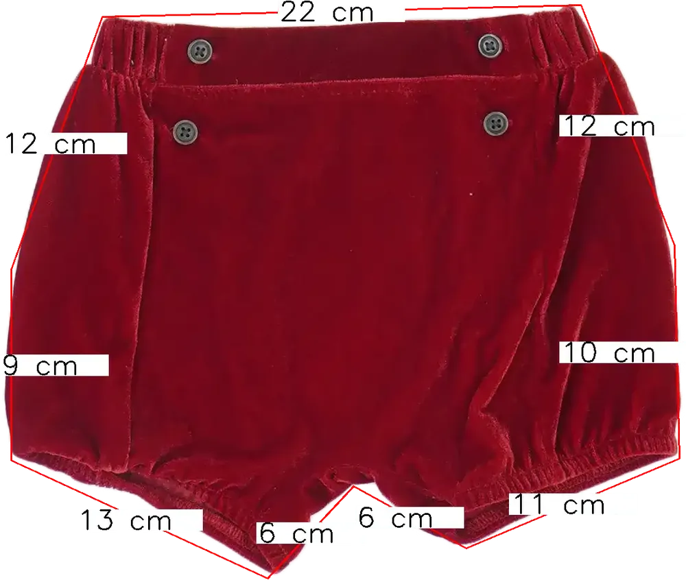 Piros George Rövidnadrág EU 80 / UK 9-12 hónap / US 12 hónap