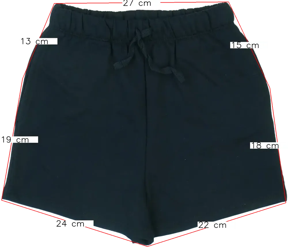 Fekete George Rövidnadrág EU 140 / UK 10 év / US 10 év/L