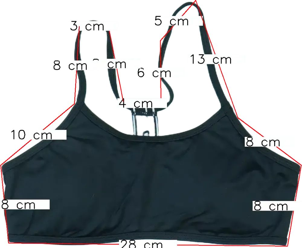 Fekete O'neill Bikini felső EU 152 / UK 12 év / US 12 év/L