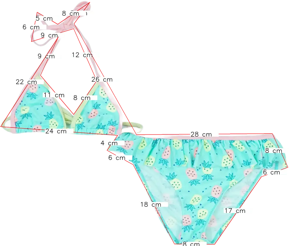 Zöld Overkids Bikini alsó EU 176 / UK 16 év / US XL