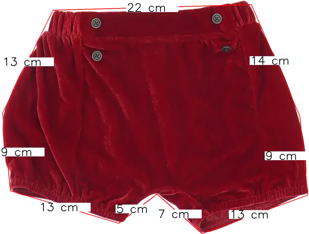 Piros George Rövidnadrág EU 80 / UK 9-12 hónap / US 12 hónap