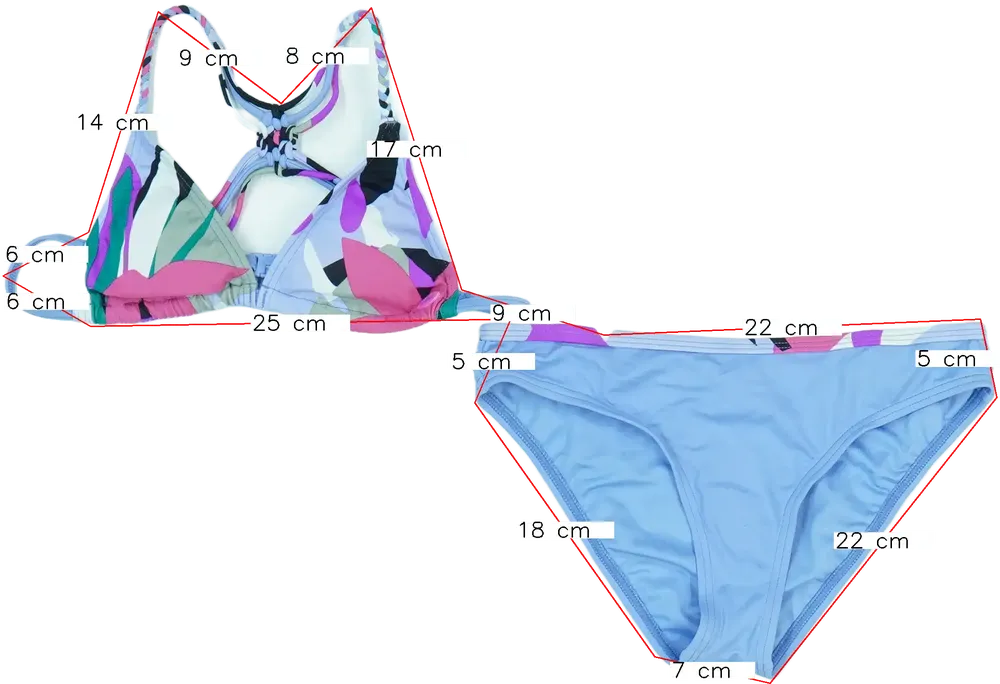 Lila O'neill Bikini EU 152 / UK 12 év / US 12 év/L