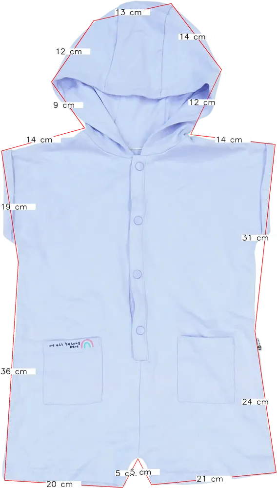 Lila George Playsuit / Jumpsuit EU 110 / UK 5 év / US 5 év/XS