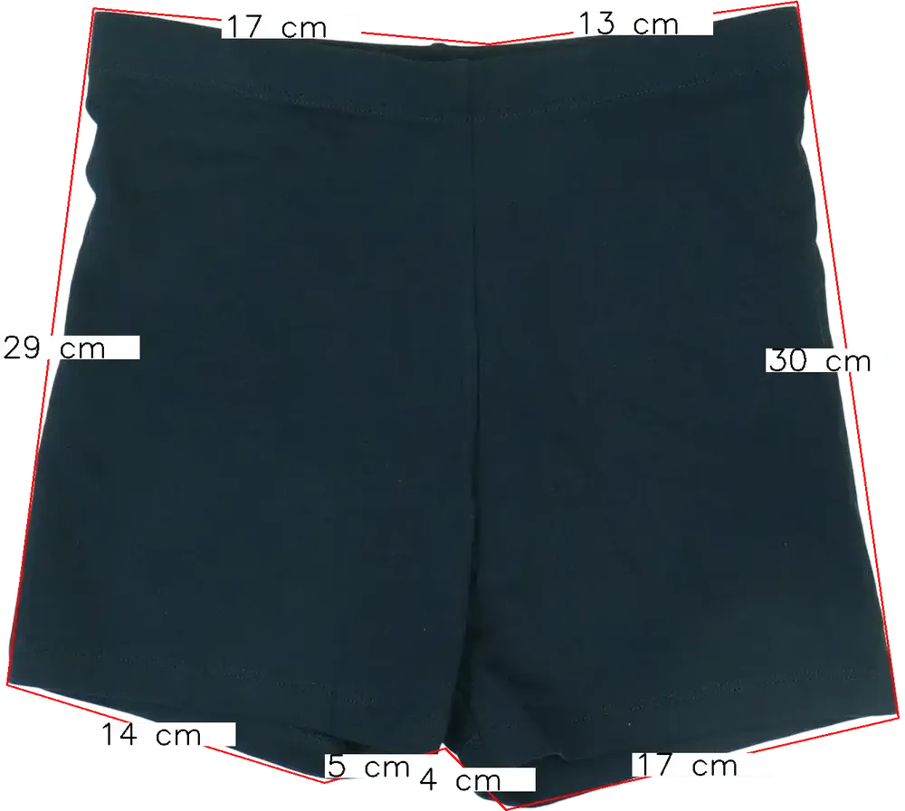 Fekete George Rövidnadrág EU 152 / UK 12 év / US 12 év/L