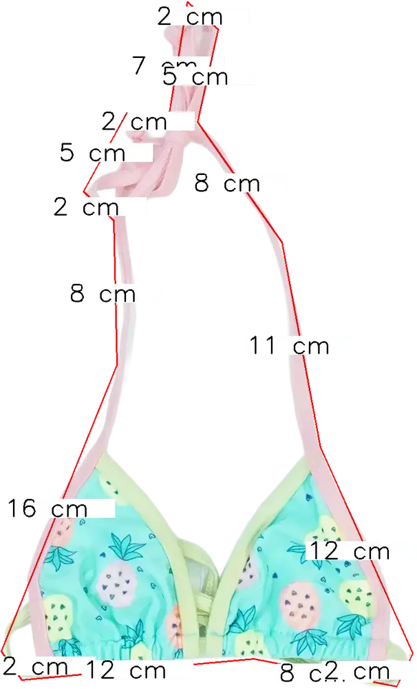 Zöld Overkids Bikini felső EU 152 / UK 12 év / US 12 év/L