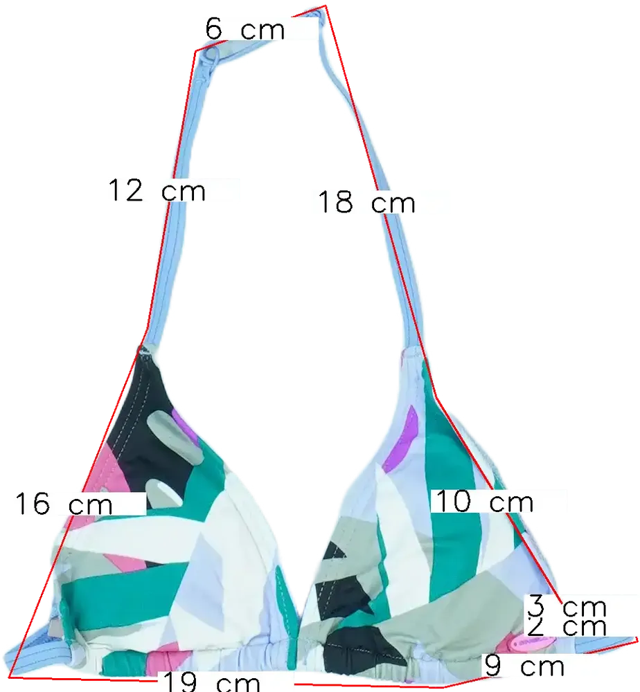 Többszínű O'neill Bikini felső EU 164 / UK 14 év / US 14 év/XL