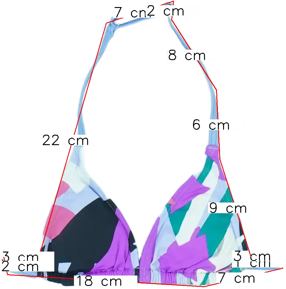 Többszínű O'neill Bikini felső EU 152 / UK 12 év / US 12 év/L