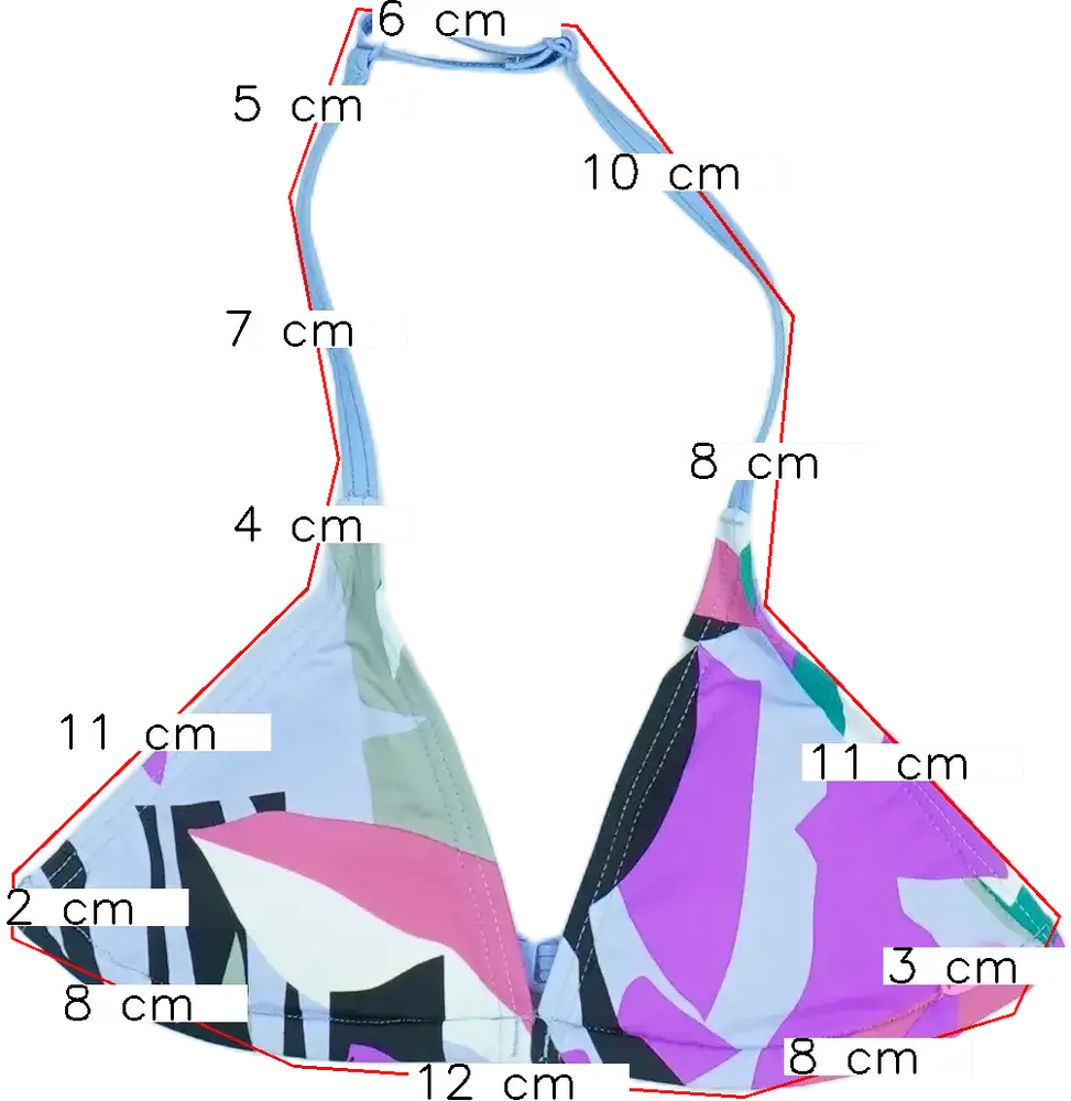 Többszínű O'neill Bikini felső EU 164 / UK 14 év / US 14 év/XL