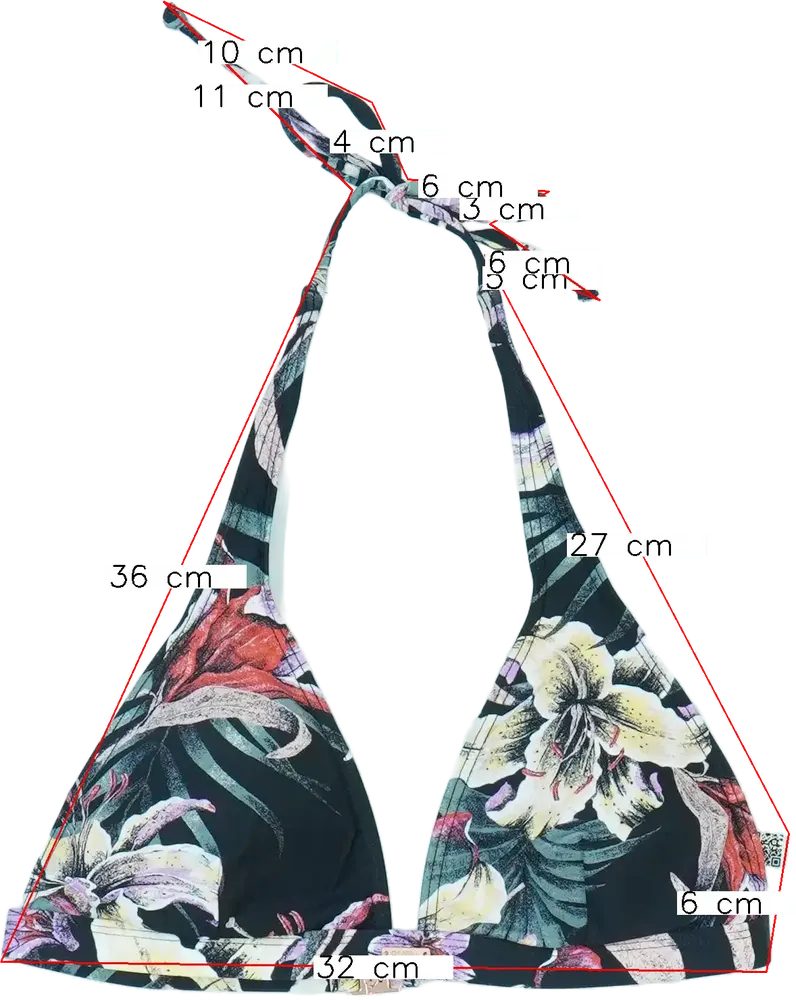 Fekete O'neill Bikini felső EU 176 / UK 16 év / US XL