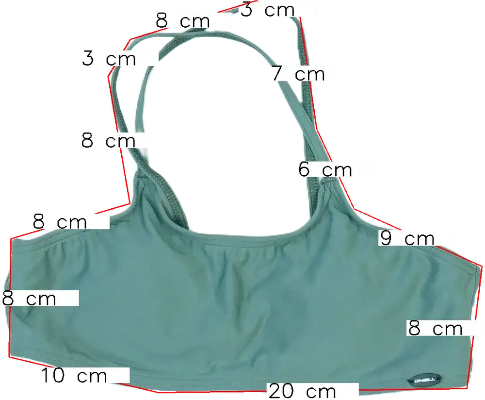 Zöld O'neill Bikini felső EU 152 / UK 12 év / US 12 év/L