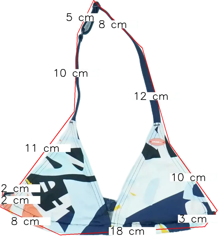 Többszínű O'neill Bikini felső EU 152 / UK 12 év / US 12 év/L