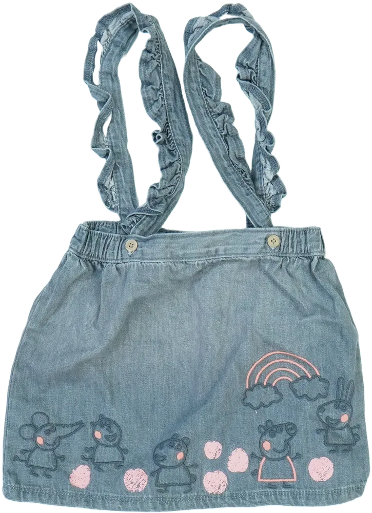 Szürke Peppa Pig Kantáros szoknya EU 104 / UK 4 év / US 4T/XS