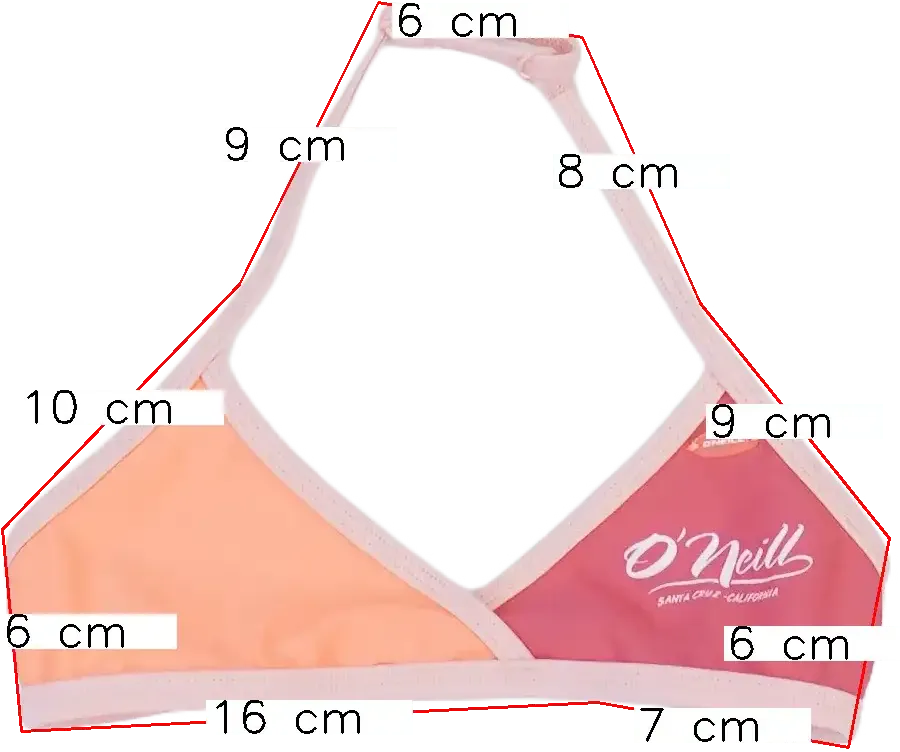 Rózsaszín O'neill Bikini felső EU 116 / UK 6 év / US 6 év/S