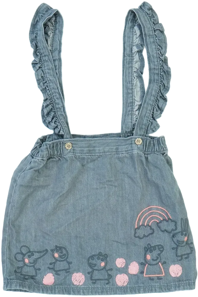 Szürke Peppa Pig Kantáros szoknya EU 104 / UK 4 év / US 4T/XS