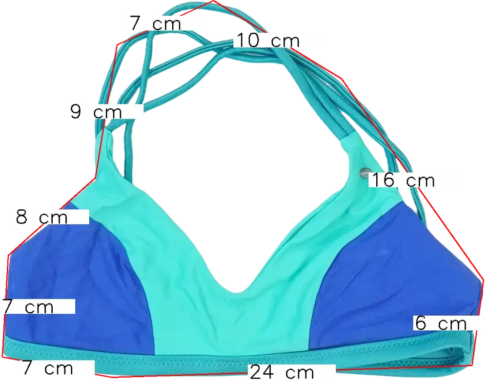 Zöld Egyéb Bikini felső EU 116 / UK 6 év / US 6 év/S