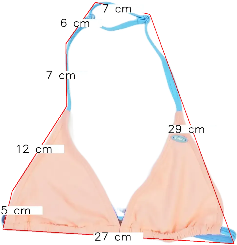 Sárga O'neill Bikini felső EU 164 / UK 14 év / US 14 év/XL