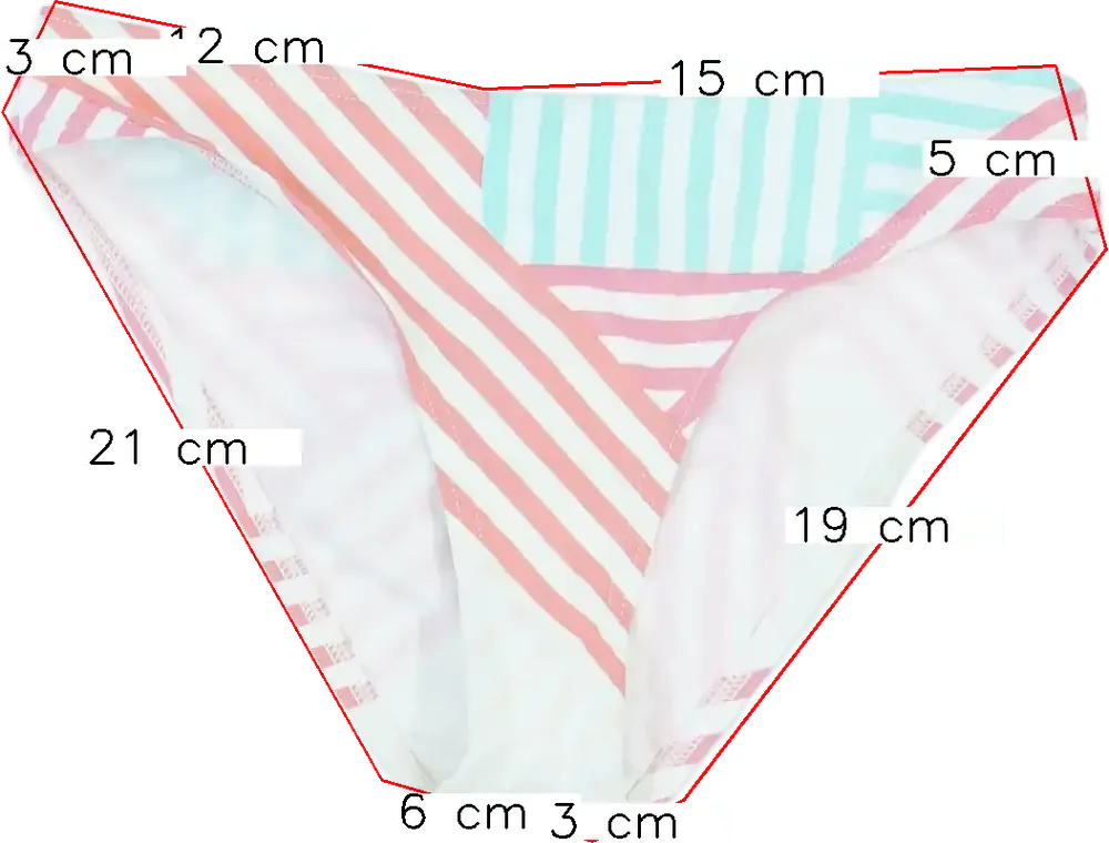 Többszínű O'neill Bikini alsó EU 152 / UK 12 év / US 12 év/L