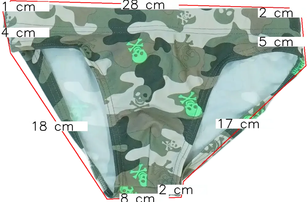 Terepszínű Original Marines Fürdőnadrág EU 152 / UK 12 év / US 12 év/L