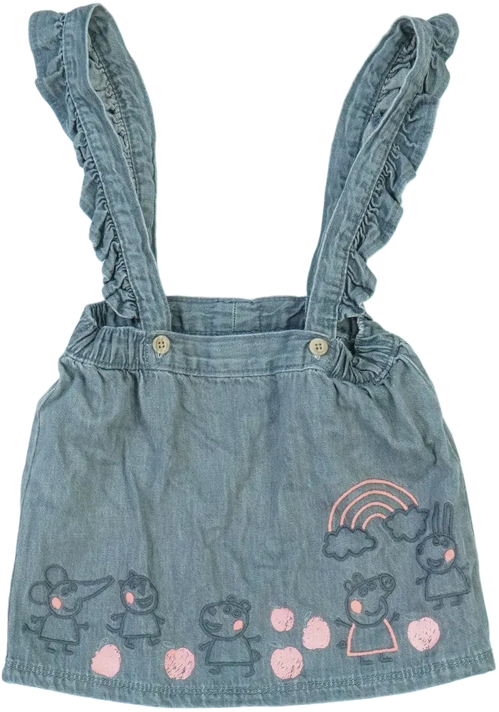 Szürke Peppa Pig Kantáros szoknya EU 92 / UK 2 év / US 2T