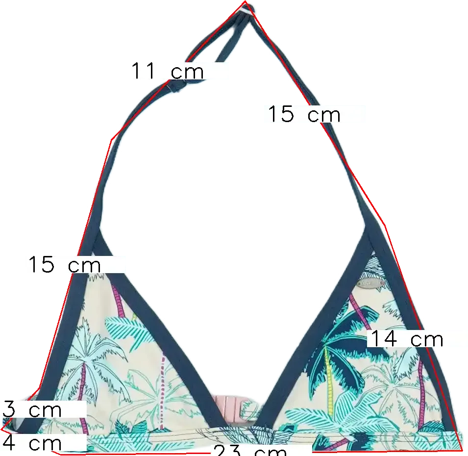 Többszínű O'neill Bikini felső EU 152 / UK 12 év / US 12 év/L