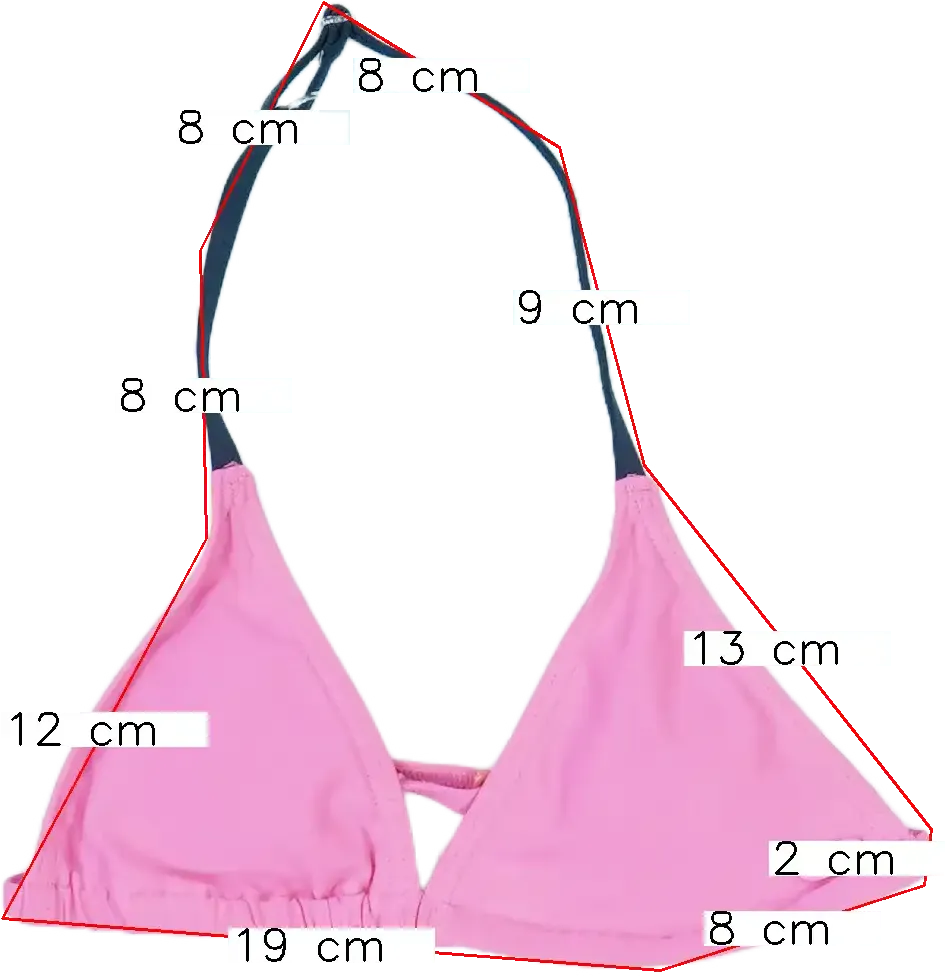 Rózsaszín O'neill Bikini felső EU 152 / UK 12 év / US 12 év/L