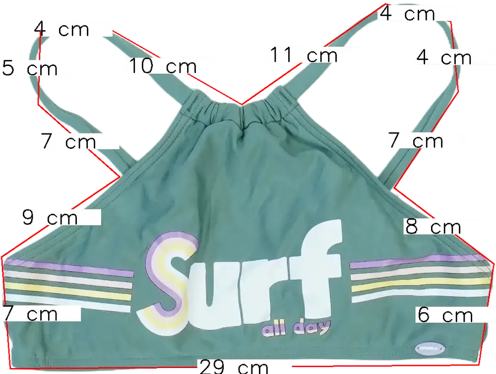 Zöld O'neill Bikini felső EU 152 / UK 12 év / US 12 év/L